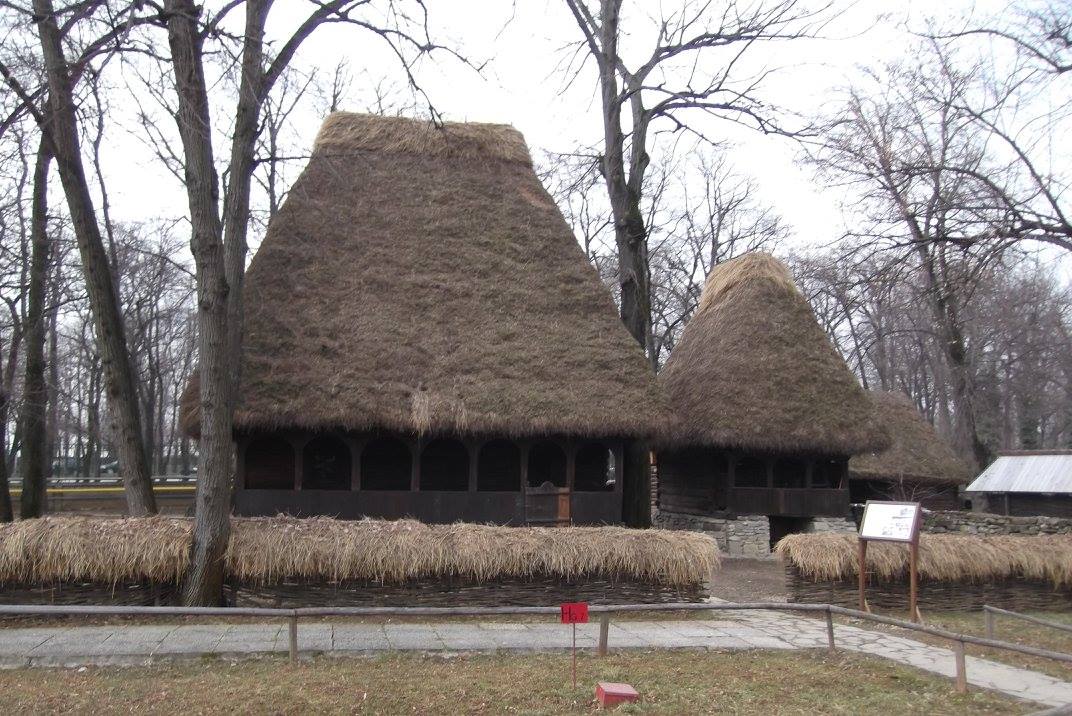 Traditional Romanian wooden structure — Two for the Row'd